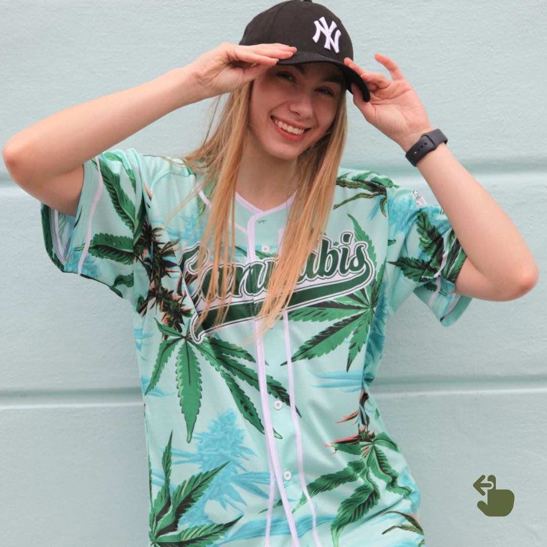 Baseball shirt | Passion (Aloha-style hemp pattern) - Men's/Women's