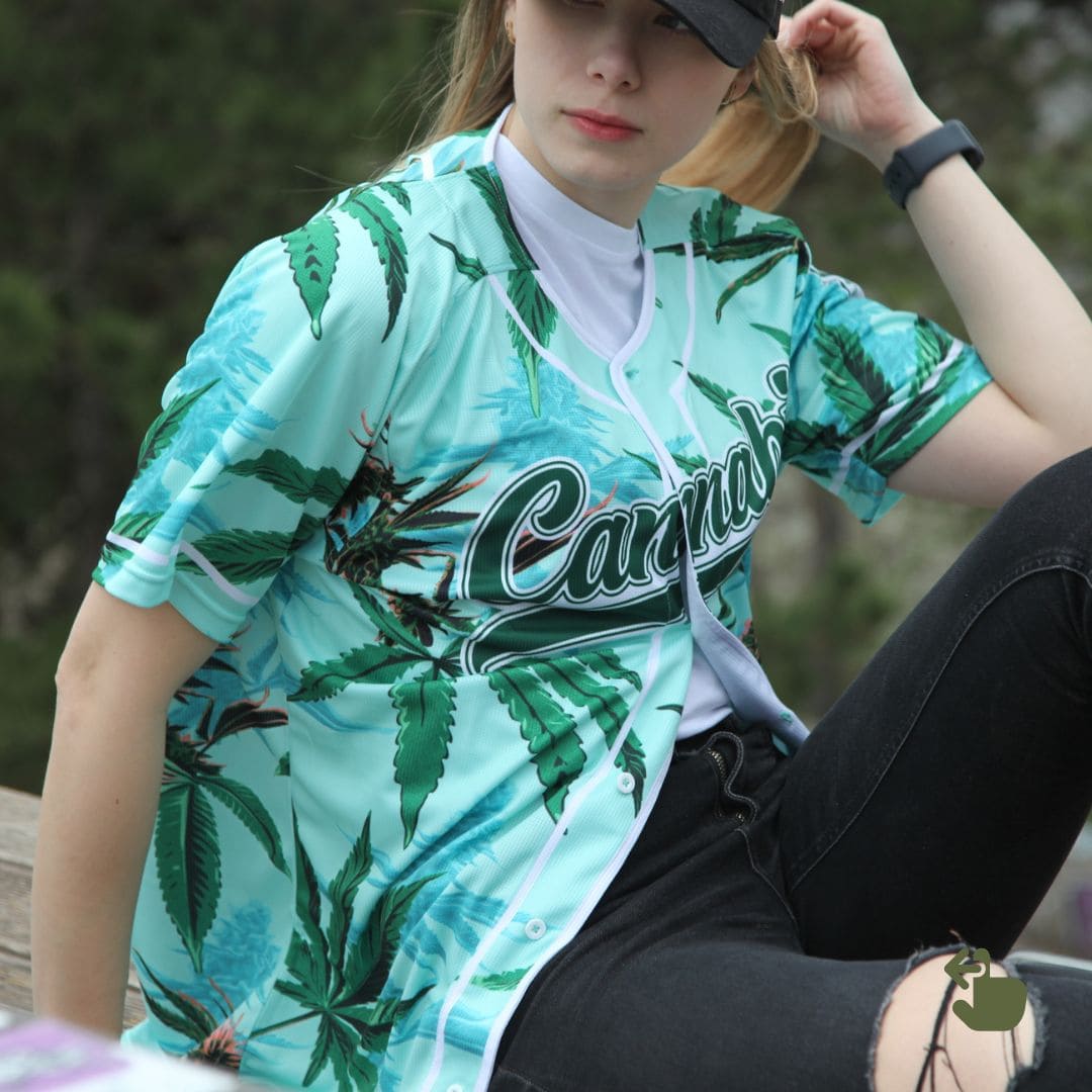 Baseball shirt | Passion (Aloha-style hemp pattern) - Men's/Women's