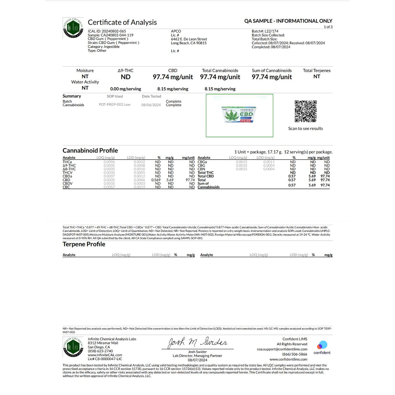[￥236 OFF] Mouth Care Set: CBD Toothpaste + CBD Gum