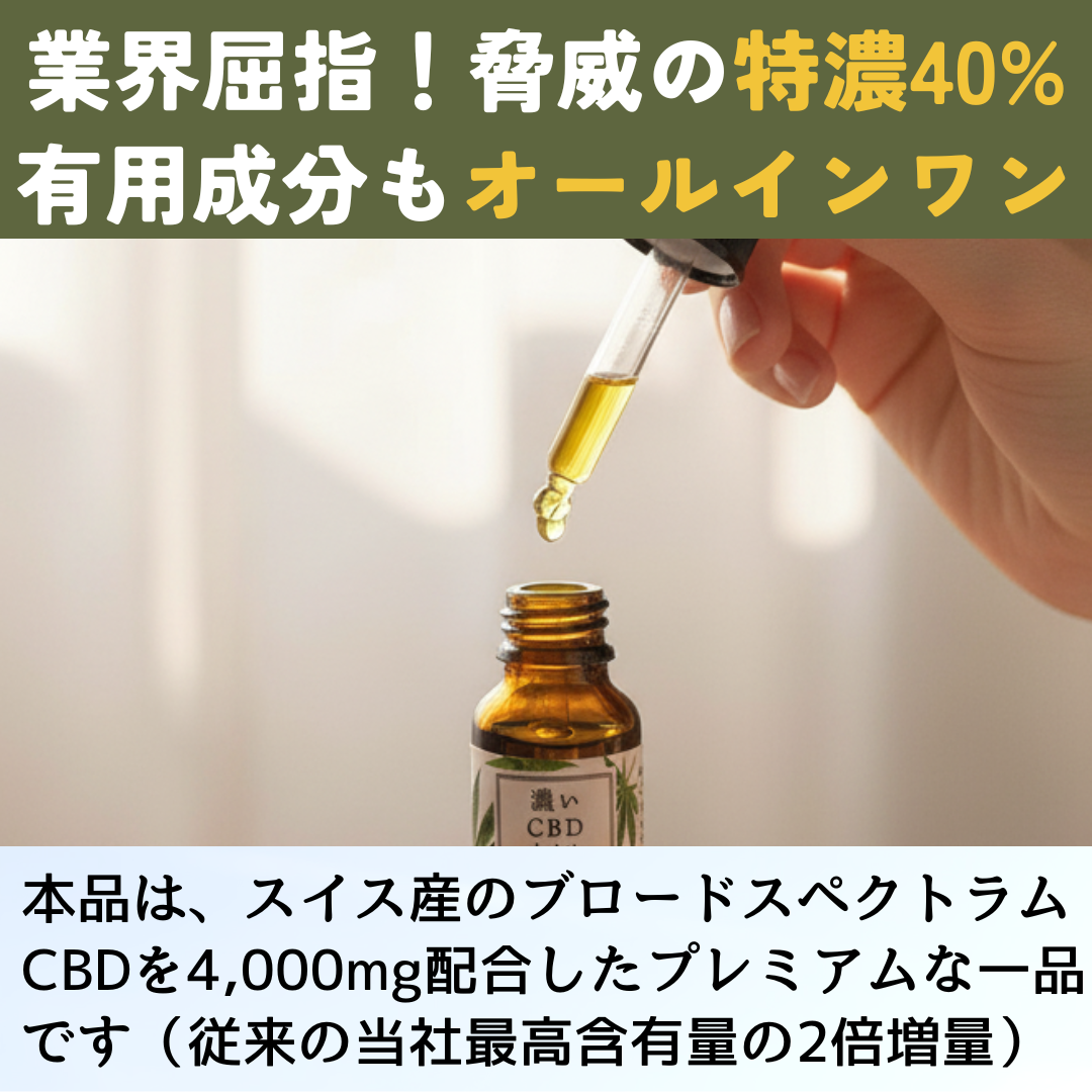 [Concentrated CBD Oil] CBD 4,000mg/10ml | Broad Spectrum - CBD Library