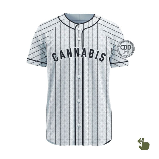 Baseball shirt | Cool (hemp leaf pattern) - Men's/Women's