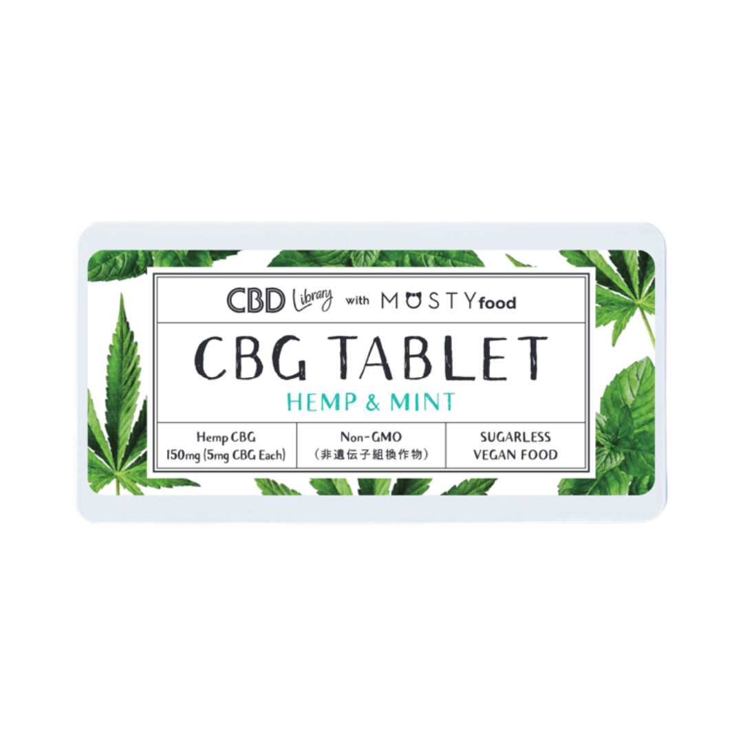 CBG Tablets Hemp & Mint – CBD Library × MOSTY Food